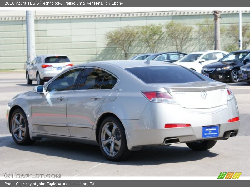 Palladium Silver Metallic / Ebony 2010 Acura TL 3.5 Technology