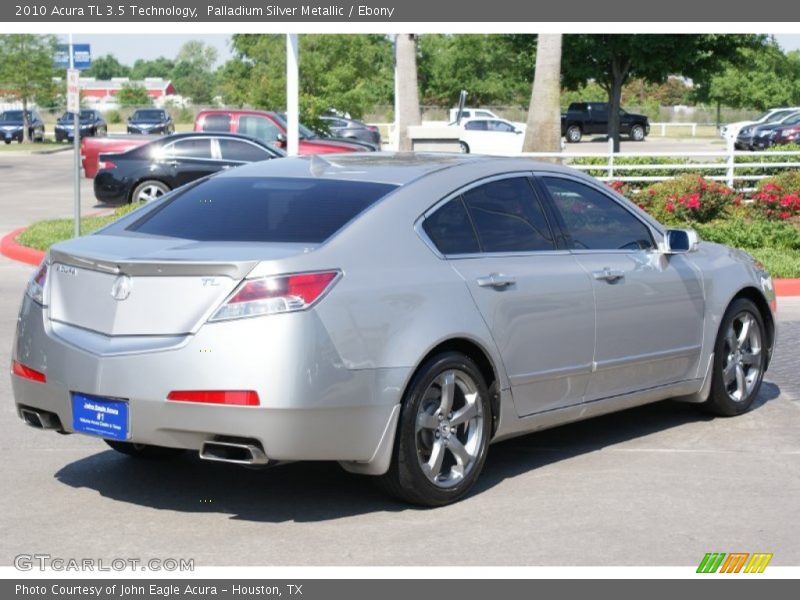Palladium Silver Metallic / Ebony 2010 Acura TL 3.5 Technology