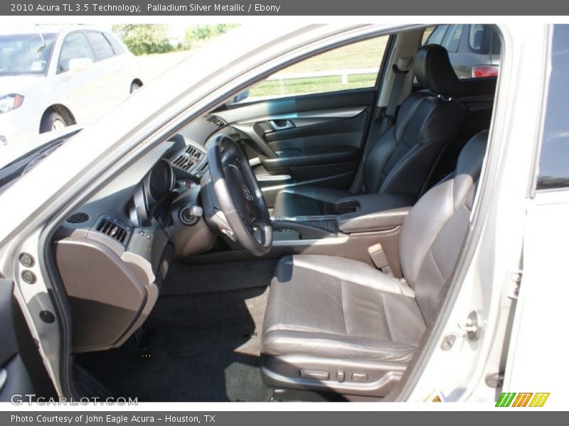 Palladium Silver Metallic / Ebony 2010 Acura TL 3.5 Technology
