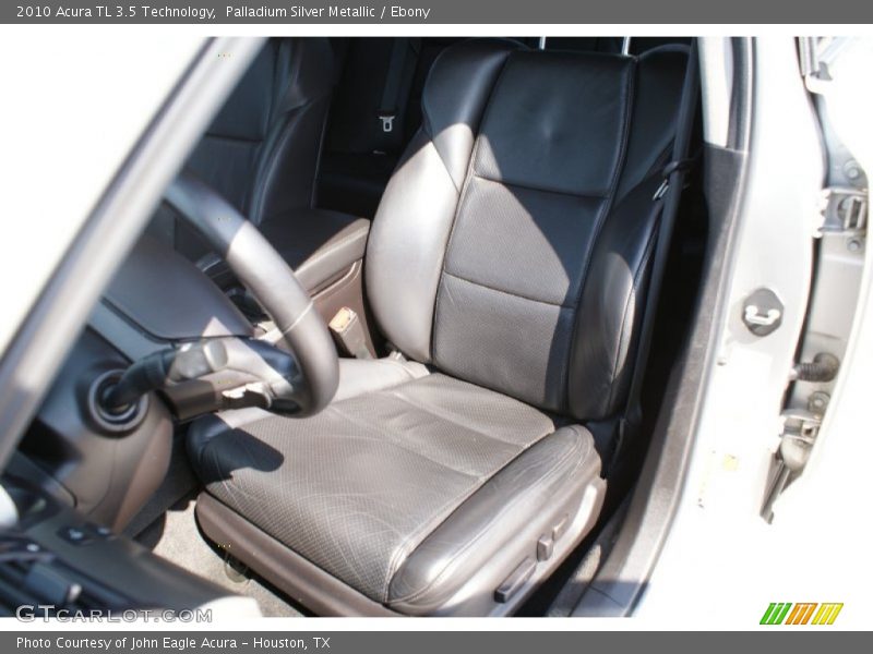 Palladium Silver Metallic / Ebony 2010 Acura TL 3.5 Technology