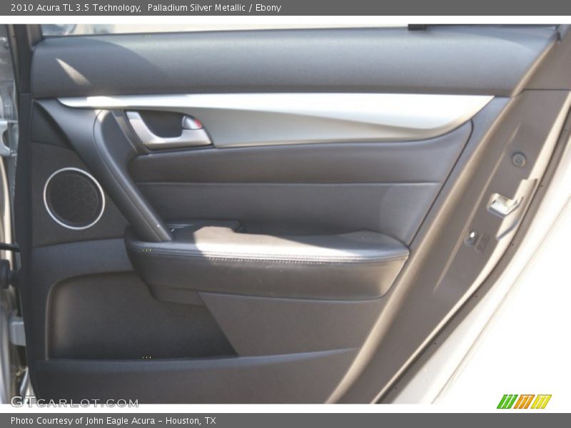 Palladium Silver Metallic / Ebony 2010 Acura TL 3.5 Technology