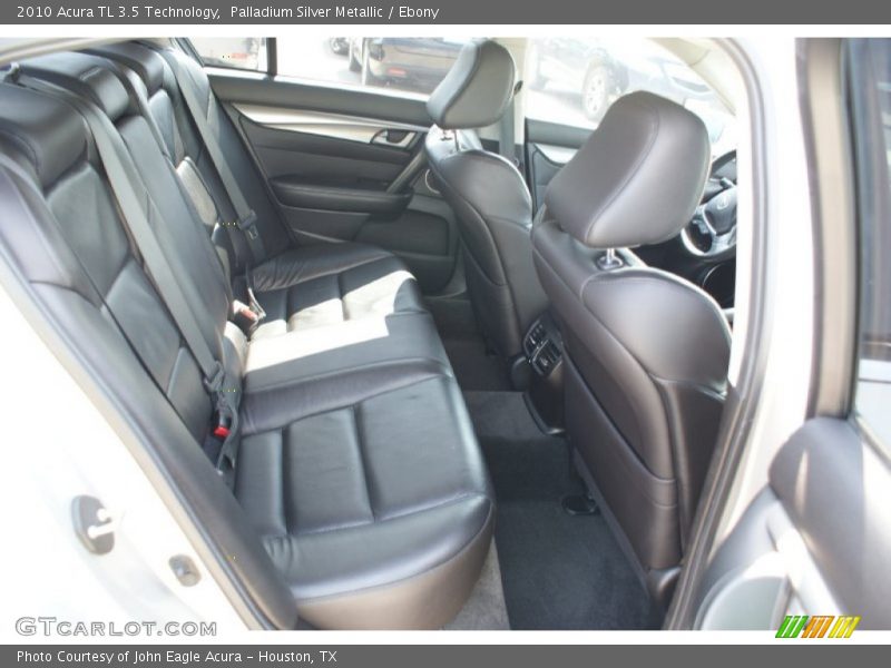 Palladium Silver Metallic / Ebony 2010 Acura TL 3.5 Technology