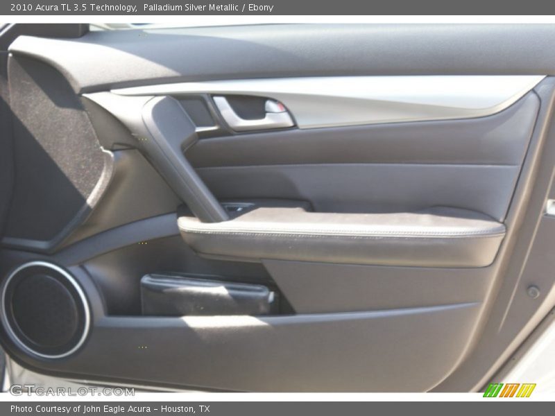 Palladium Silver Metallic / Ebony 2010 Acura TL 3.5 Technology