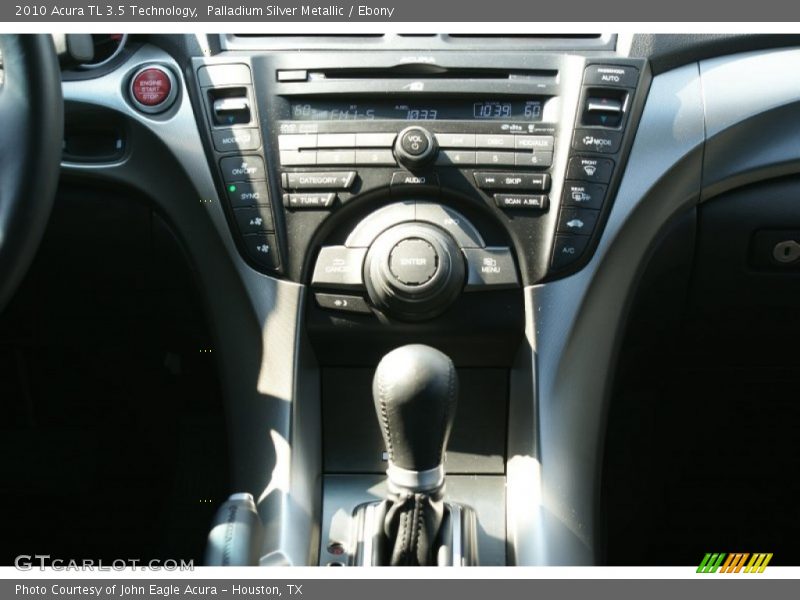 Palladium Silver Metallic / Ebony 2010 Acura TL 3.5 Technology