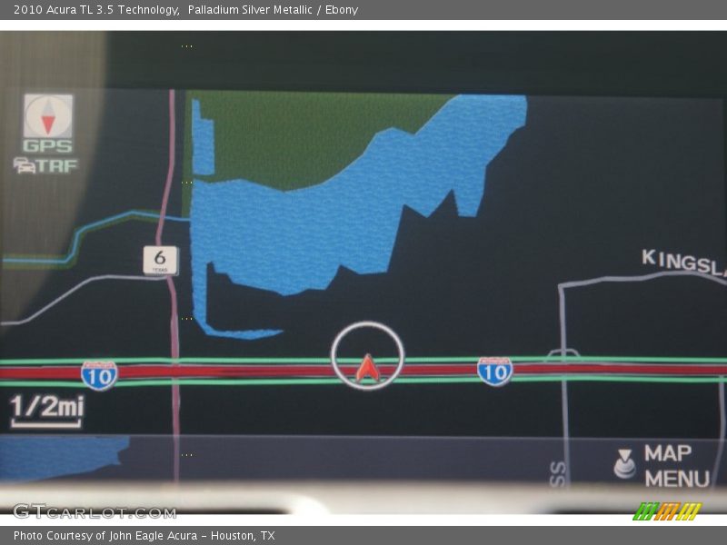 Palladium Silver Metallic / Ebony 2010 Acura TL 3.5 Technology