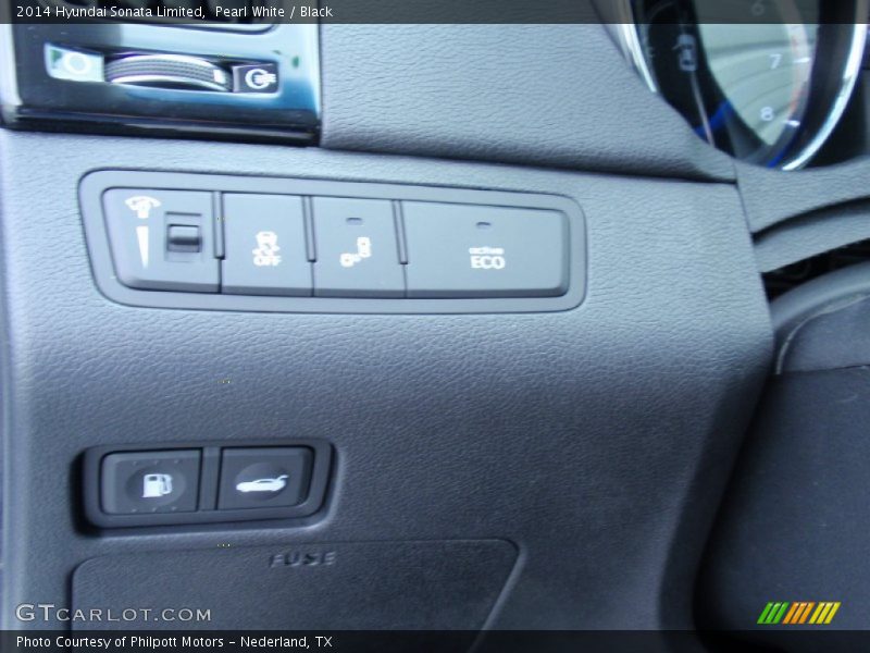 Pearl White / Black 2014 Hyundai Sonata Limited
