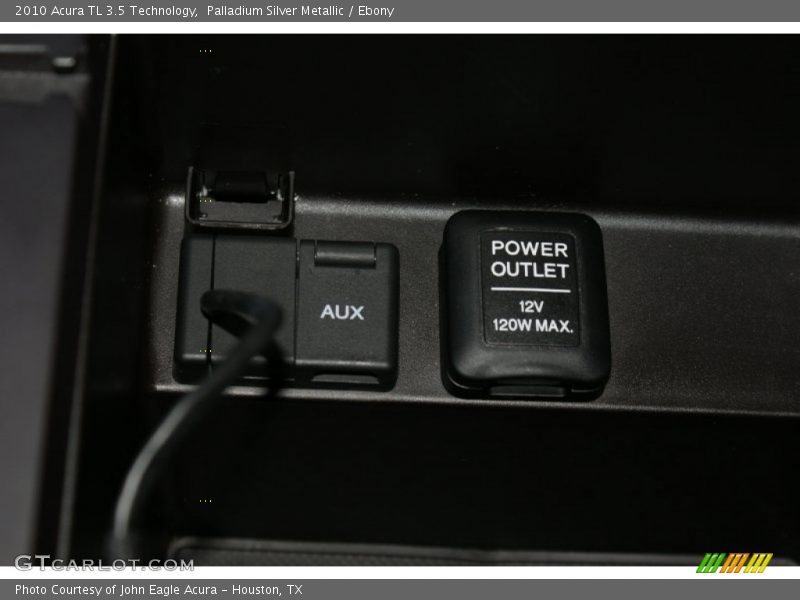 Palladium Silver Metallic / Ebony 2010 Acura TL 3.5 Technology