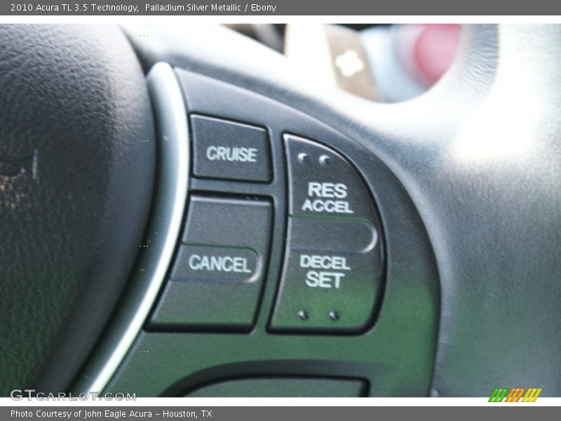 Palladium Silver Metallic / Ebony 2010 Acura TL 3.5 Technology