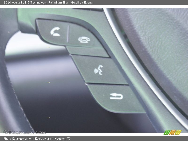 Palladium Silver Metallic / Ebony 2010 Acura TL 3.5 Technology