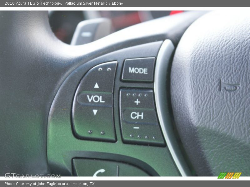 Palladium Silver Metallic / Ebony 2010 Acura TL 3.5 Technology