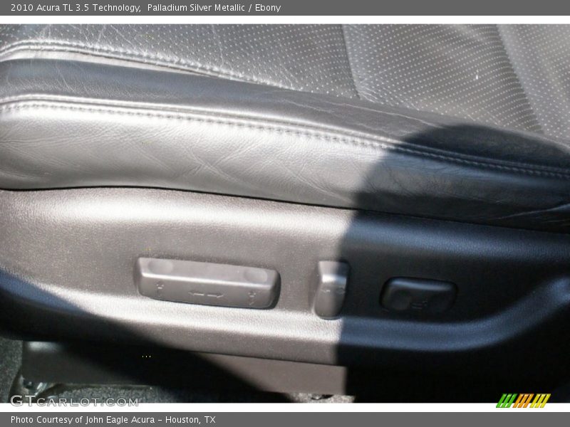 Palladium Silver Metallic / Ebony 2010 Acura TL 3.5 Technology