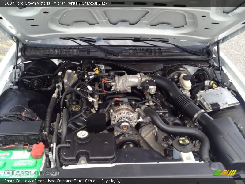 Vibrant White / Charcoal Black 2007 Ford Crown Victoria