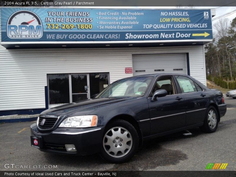 Carbon Gray Pearl / Parchment 2004 Acura RL 3.5