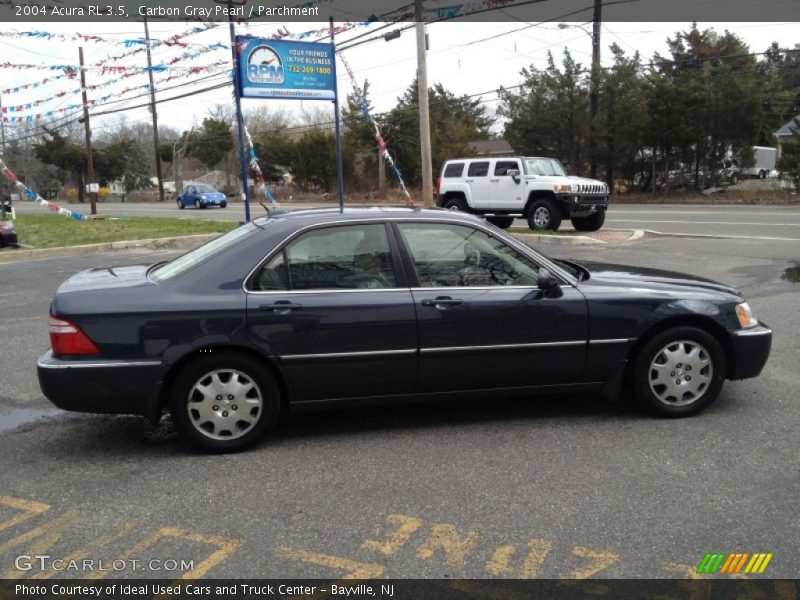 Carbon Gray Pearl / Parchment 2004 Acura RL 3.5