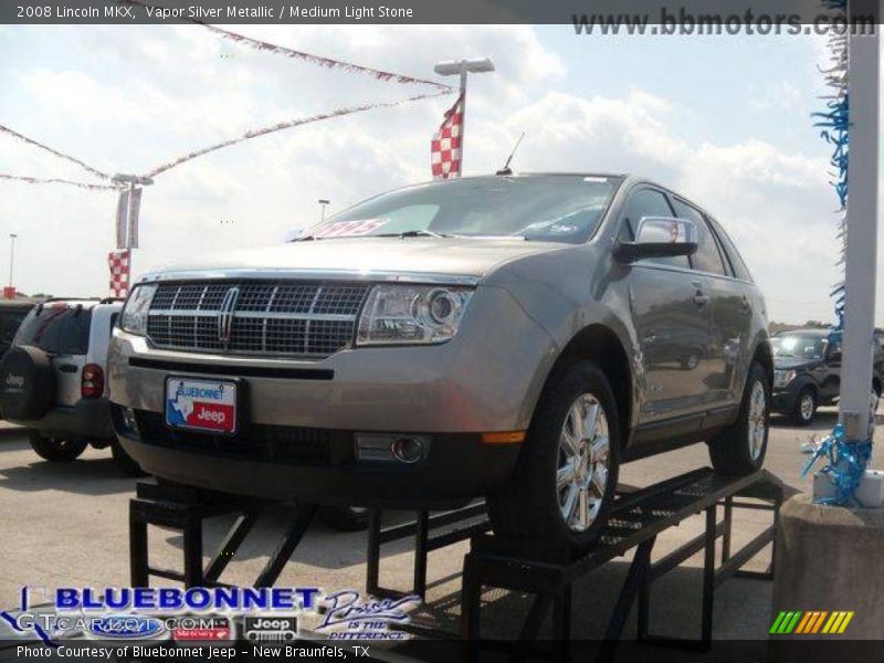 Vapor Silver Metallic / Medium Light Stone 2008 Lincoln MKX