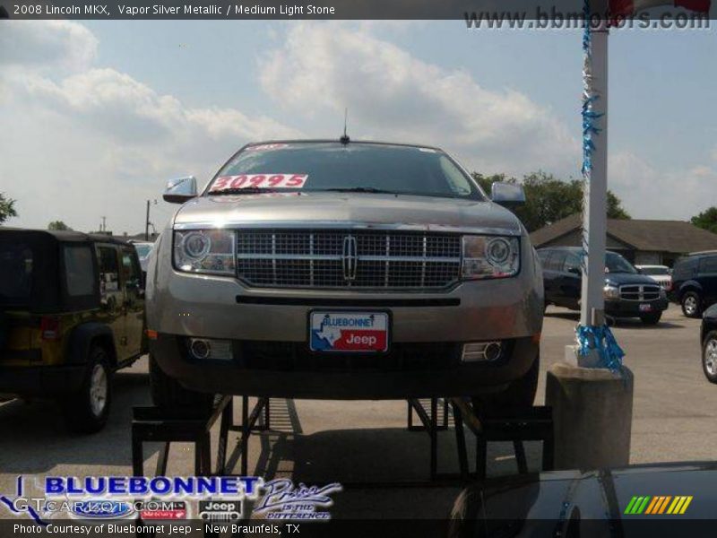 Vapor Silver Metallic / Medium Light Stone 2008 Lincoln MKX