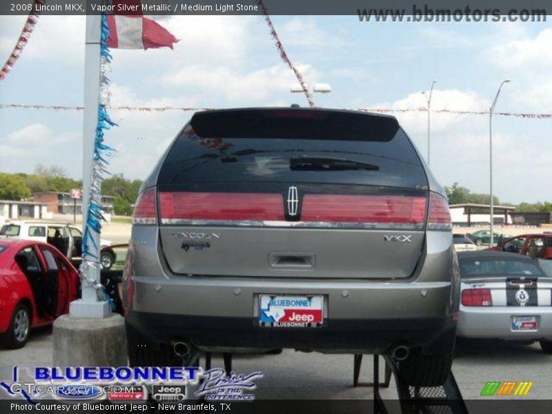 Vapor Silver Metallic / Medium Light Stone 2008 Lincoln MKX