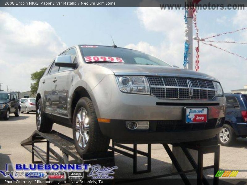 Vapor Silver Metallic / Medium Light Stone 2008 Lincoln MKX
