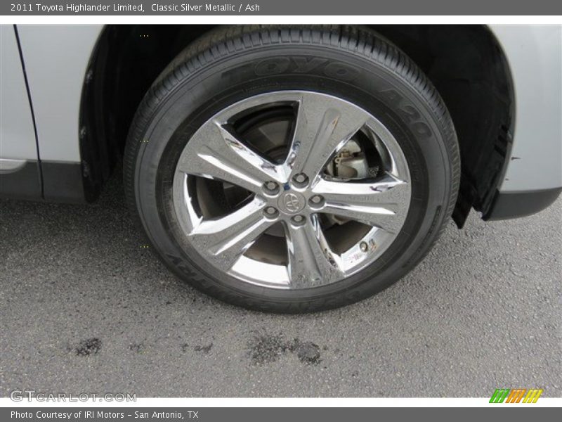Classic Silver Metallic / Ash 2011 Toyota Highlander Limited