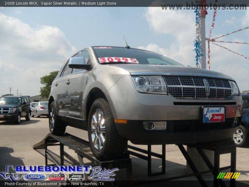 Vapor Silver Metallic / Medium Light Stone 2008 Lincoln MKX