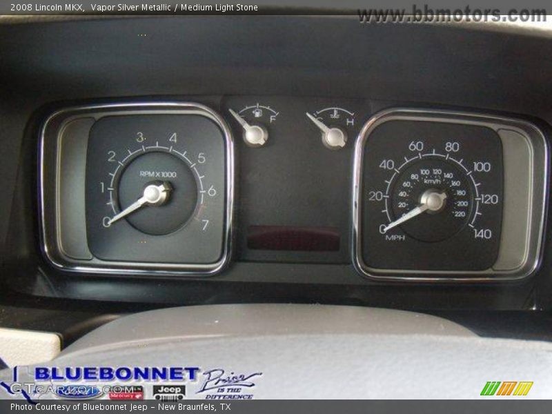Vapor Silver Metallic / Medium Light Stone 2008 Lincoln MKX