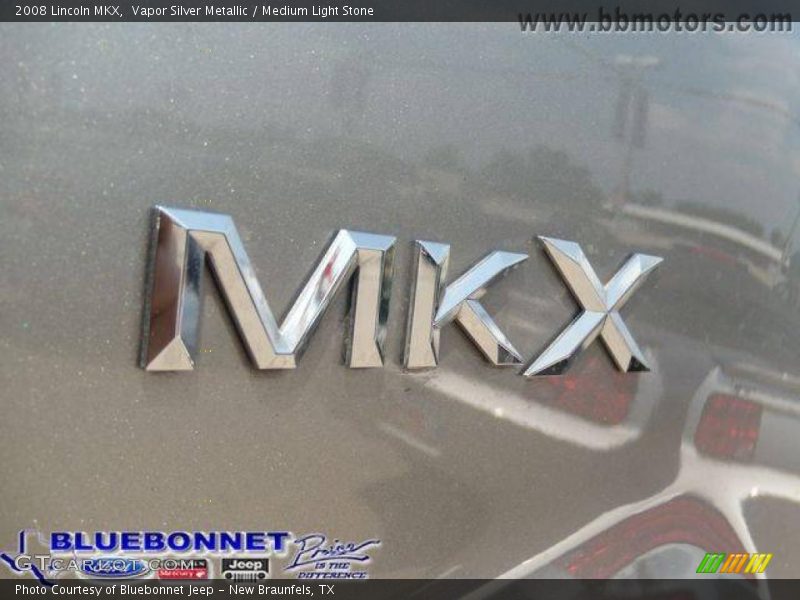 Vapor Silver Metallic / Medium Light Stone 2008 Lincoln MKX