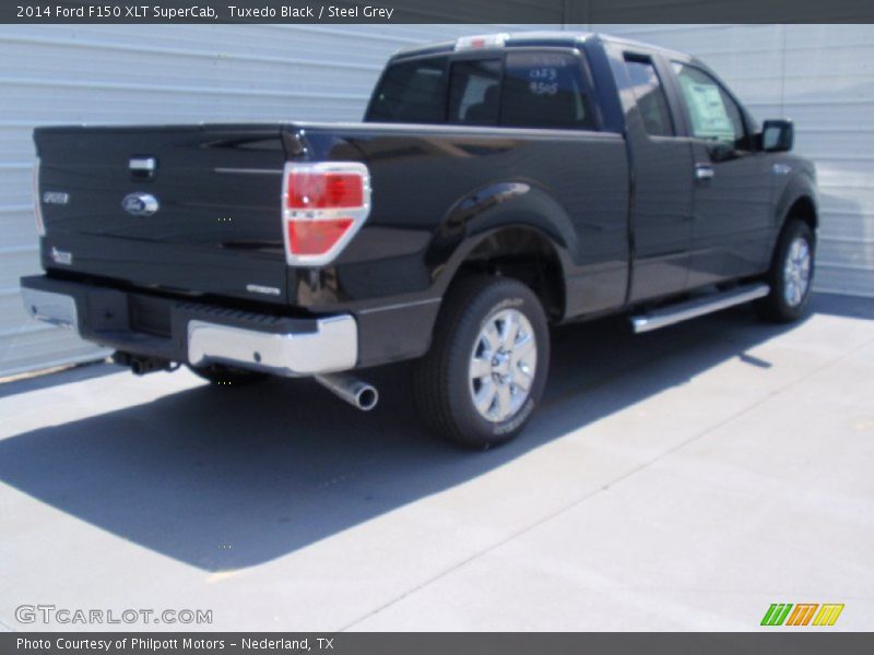 Tuxedo Black / Steel Grey 2014 Ford F150 XLT SuperCab