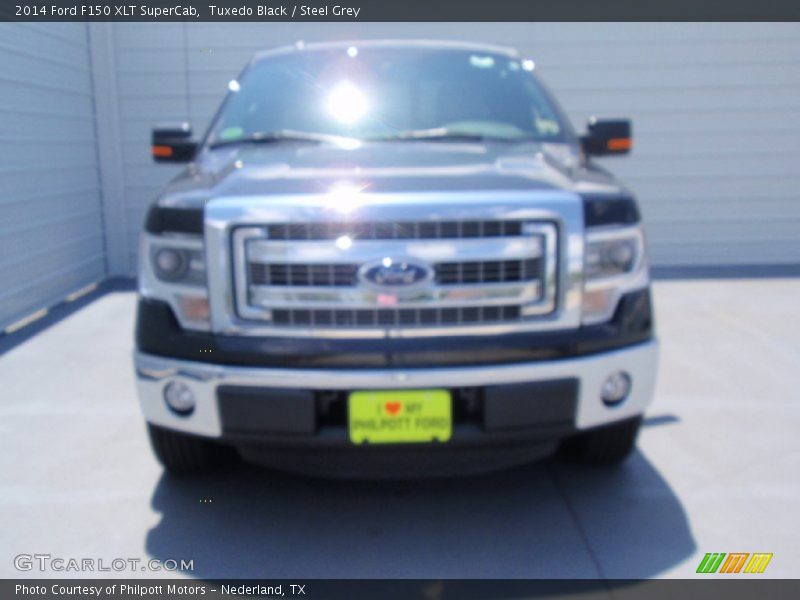Tuxedo Black / Steel Grey 2014 Ford F150 XLT SuperCab