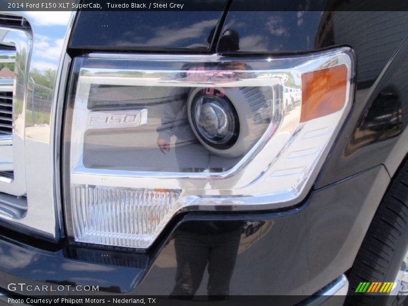 Tuxedo Black / Steel Grey 2014 Ford F150 XLT SuperCab