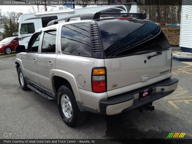 Silver Birch Metallic / Gray/Dark Charcoal 2004 Chevrolet Tahoe Z71 4x4