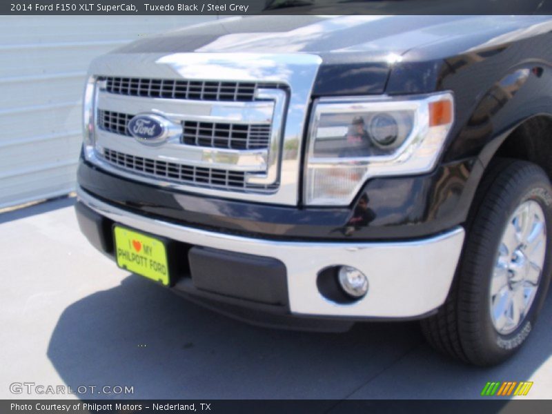 Tuxedo Black / Steel Grey 2014 Ford F150 XLT SuperCab