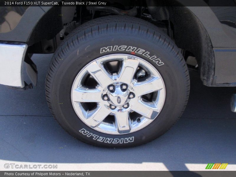 Tuxedo Black / Steel Grey 2014 Ford F150 XLT SuperCab