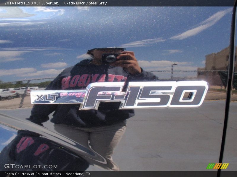 Tuxedo Black / Steel Grey 2014 Ford F150 XLT SuperCab