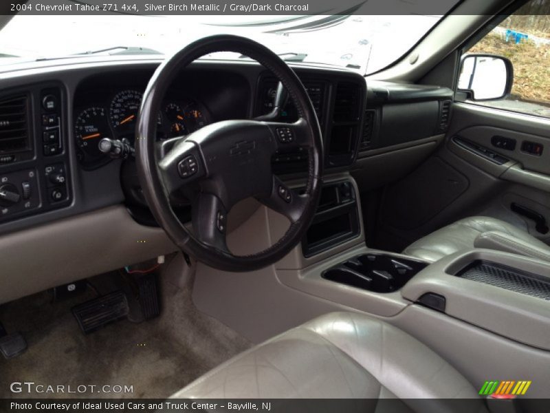 Silver Birch Metallic / Gray/Dark Charcoal 2004 Chevrolet Tahoe Z71 4x4