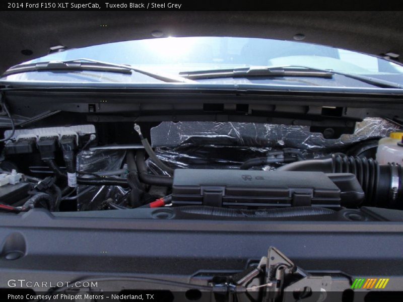 Tuxedo Black / Steel Grey 2014 Ford F150 XLT SuperCab