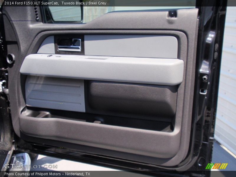 Tuxedo Black / Steel Grey 2014 Ford F150 XLT SuperCab