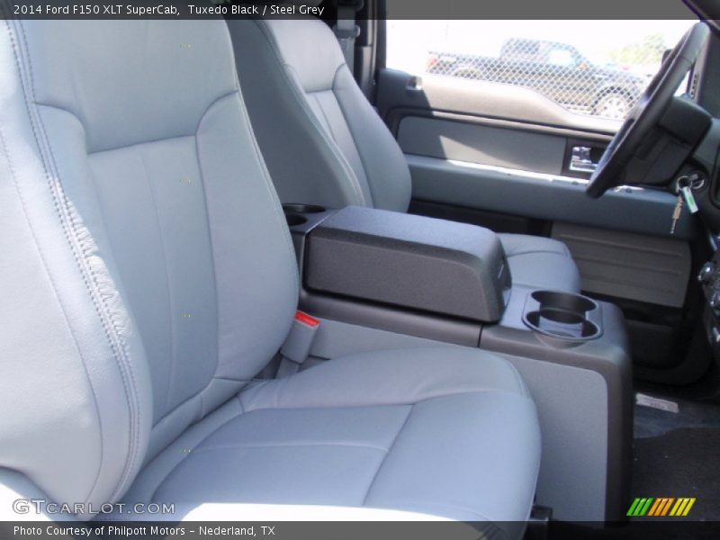 Tuxedo Black / Steel Grey 2014 Ford F150 XLT SuperCab