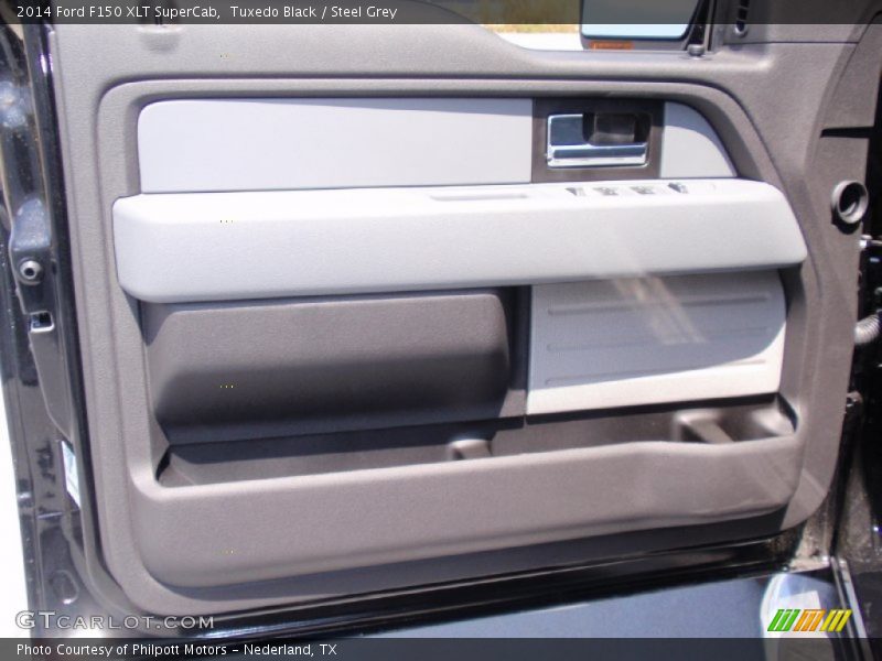 Tuxedo Black / Steel Grey 2014 Ford F150 XLT SuperCab