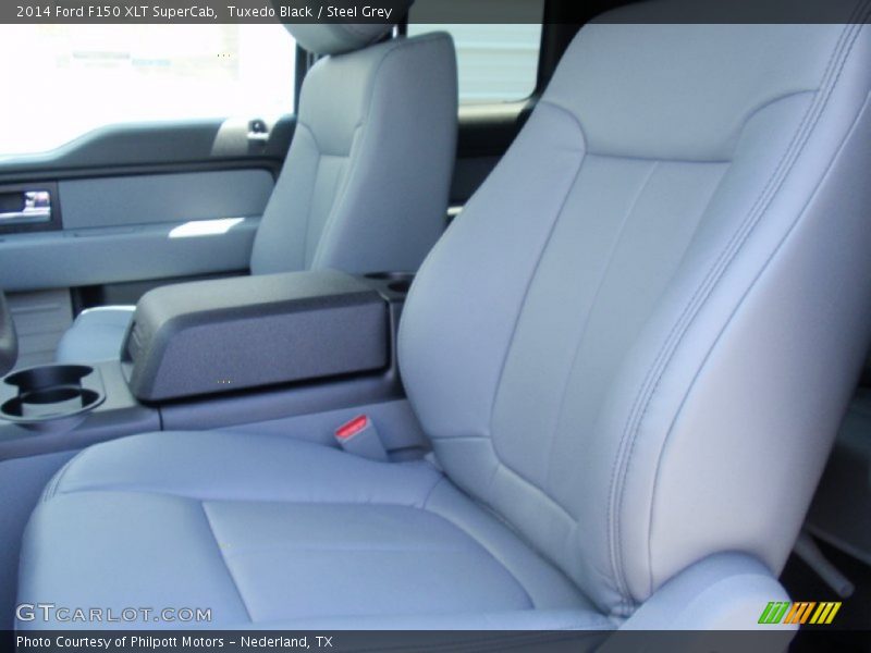 Tuxedo Black / Steel Grey 2014 Ford F150 XLT SuperCab