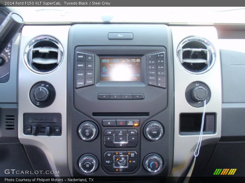 Tuxedo Black / Steel Grey 2014 Ford F150 XLT SuperCab