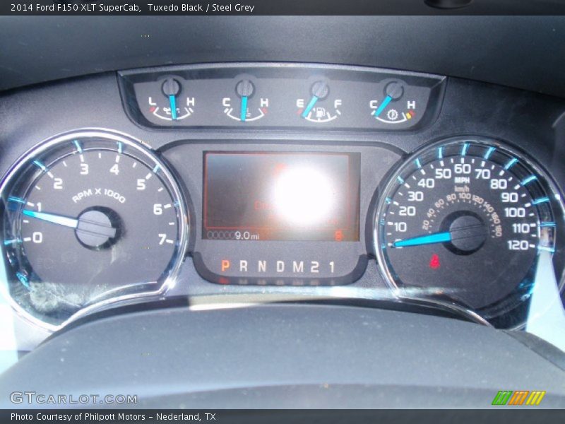 Tuxedo Black / Steel Grey 2014 Ford F150 XLT SuperCab