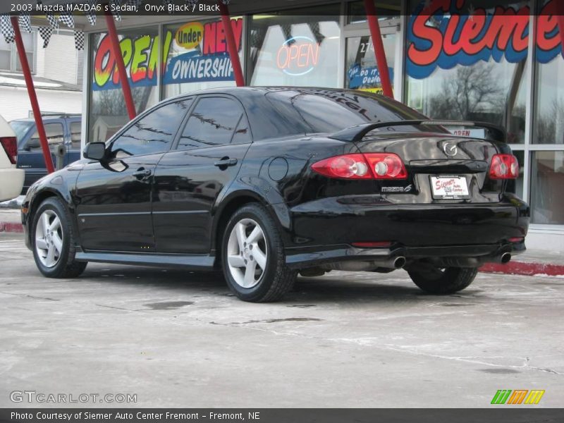Onyx Black / Black 2003 Mazda MAZDA6 s Sedan
