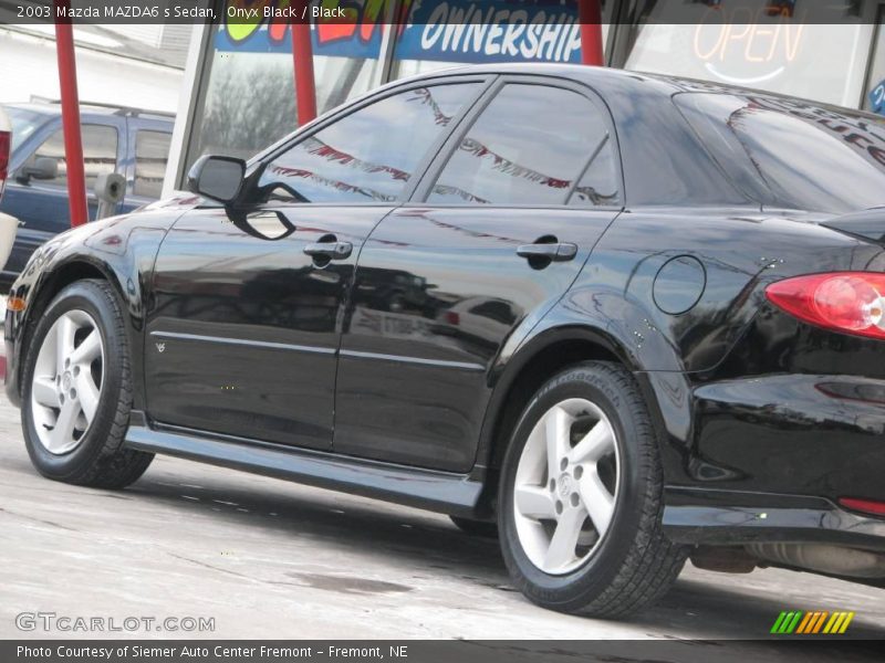 Onyx Black / Black 2003 Mazda MAZDA6 s Sedan