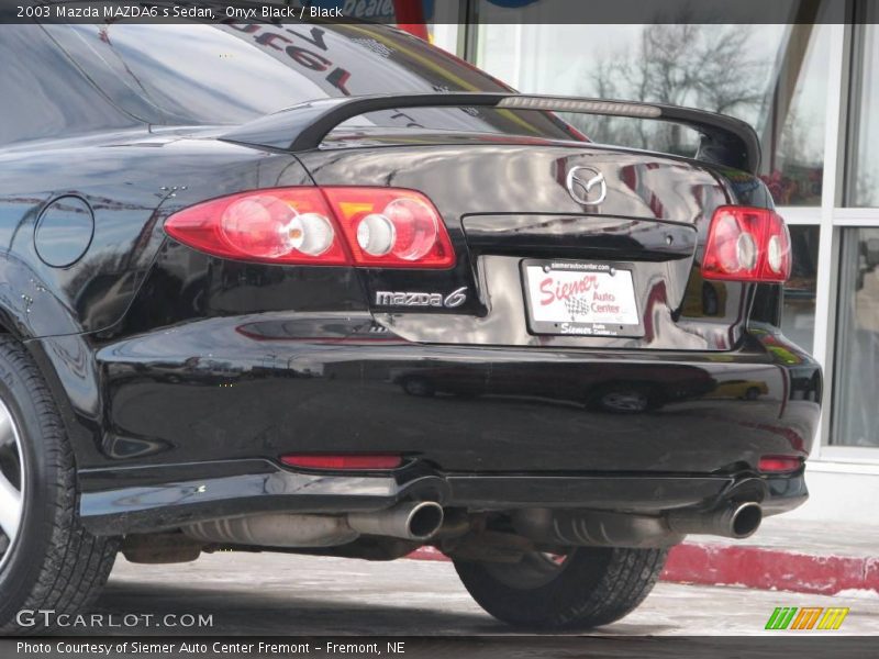 Onyx Black / Black 2003 Mazda MAZDA6 s Sedan