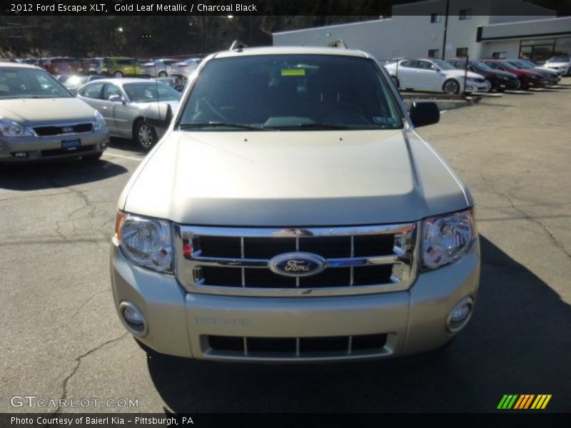 Gold Leaf Metallic / Charcoal Black 2012 Ford Escape XLT