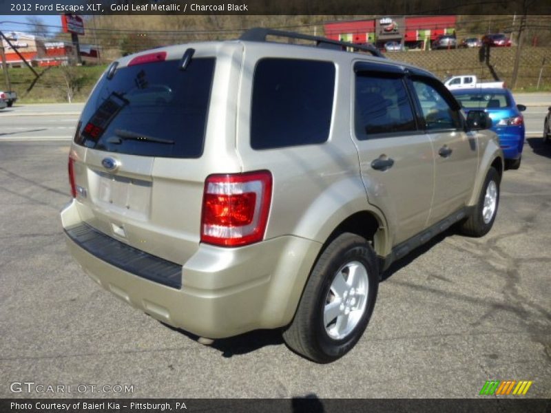 Gold Leaf Metallic / Charcoal Black 2012 Ford Escape XLT