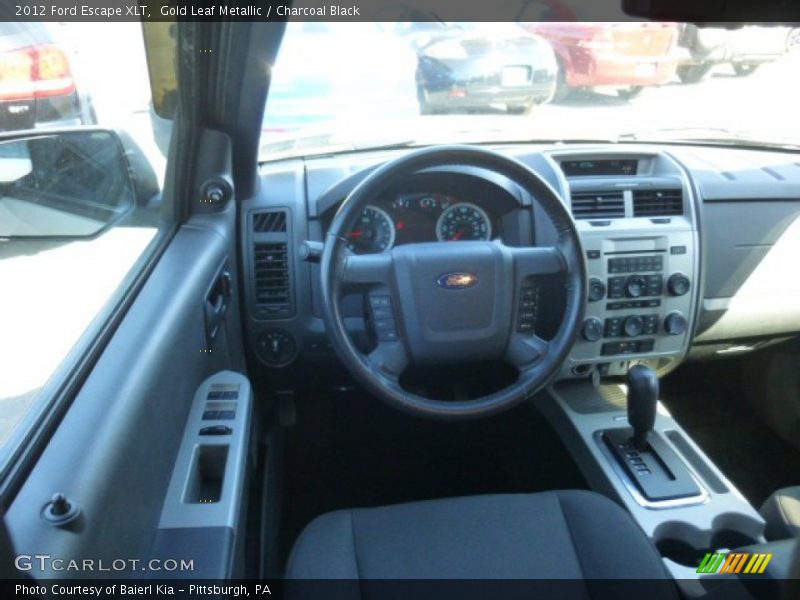 Gold Leaf Metallic / Charcoal Black 2012 Ford Escape XLT