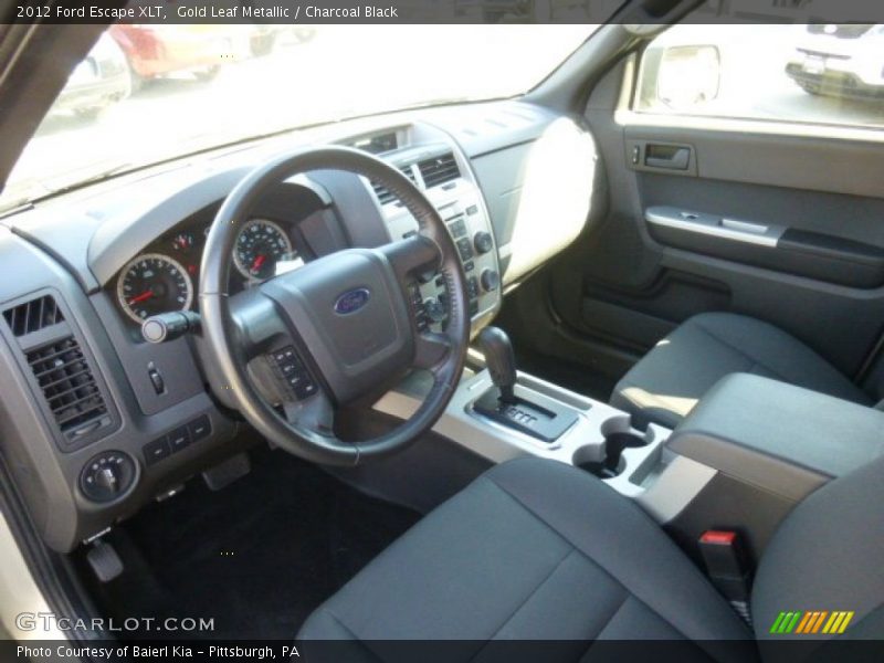 Gold Leaf Metallic / Charcoal Black 2012 Ford Escape XLT