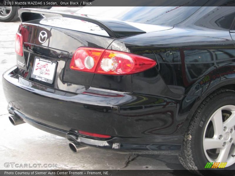 Onyx Black / Black 2003 Mazda MAZDA6 s Sedan