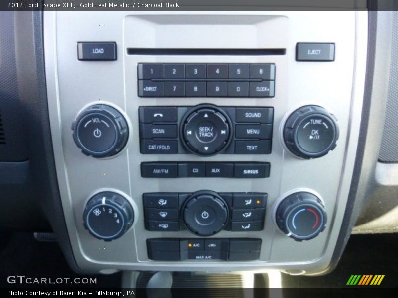 Gold Leaf Metallic / Charcoal Black 2012 Ford Escape XLT